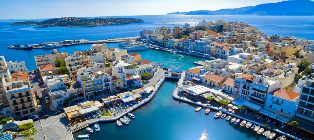 Stunning Seaview Town Apartment Agios Nikolaos  Ngoại thất bức ảnh
