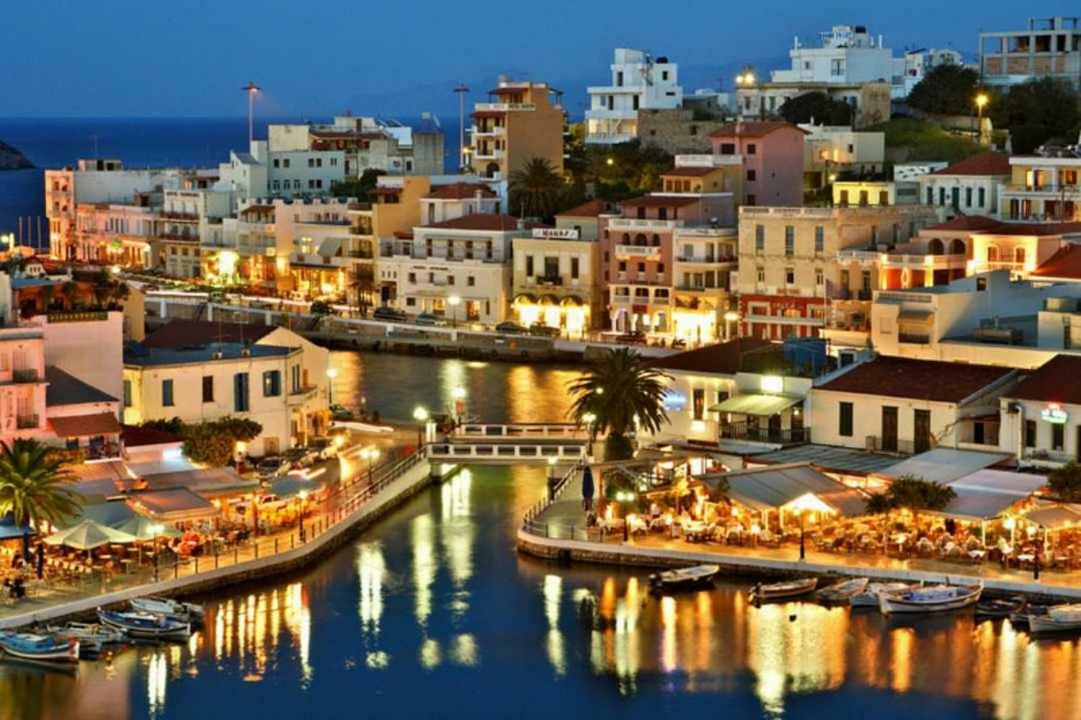 Stunning Seaview Town Apartment Agios Nikolaos  Ngoại thất bức ảnh
