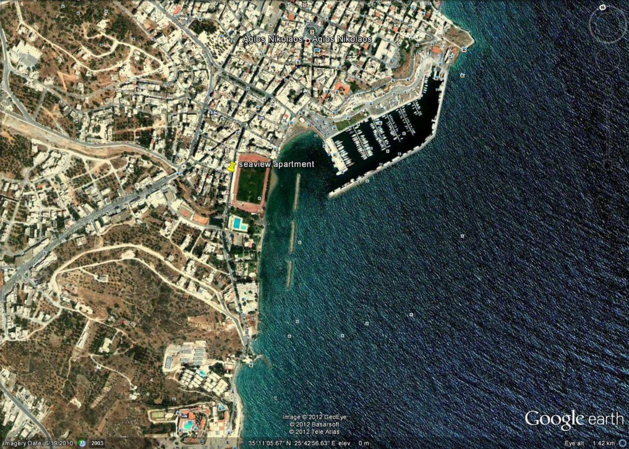 Stunning Seaview Town Apartment Agios Nikolaos  Ngoại thất bức ảnh